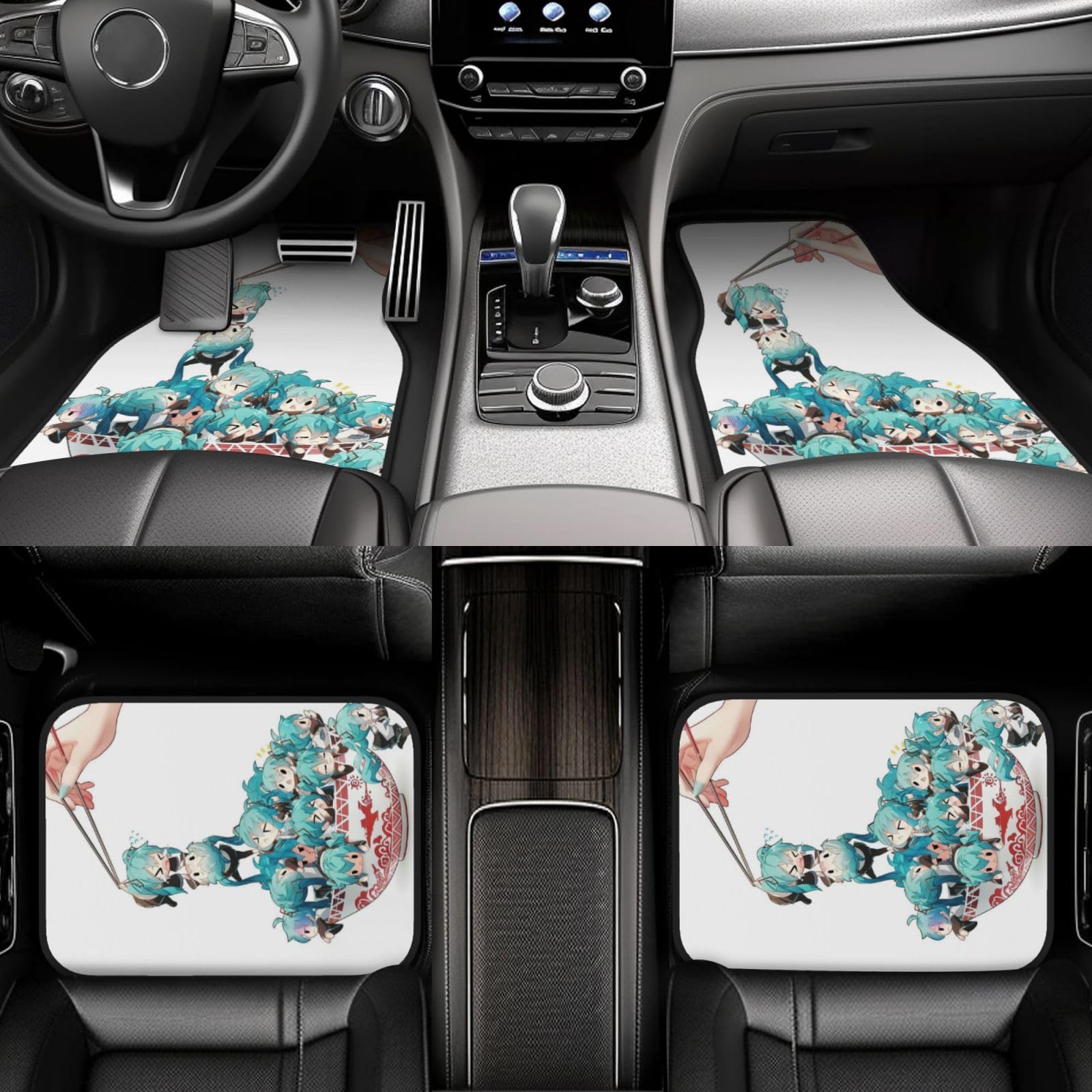 Amazon | 初音ミク(1) カーマット 4点セット フロアマット 車 軽