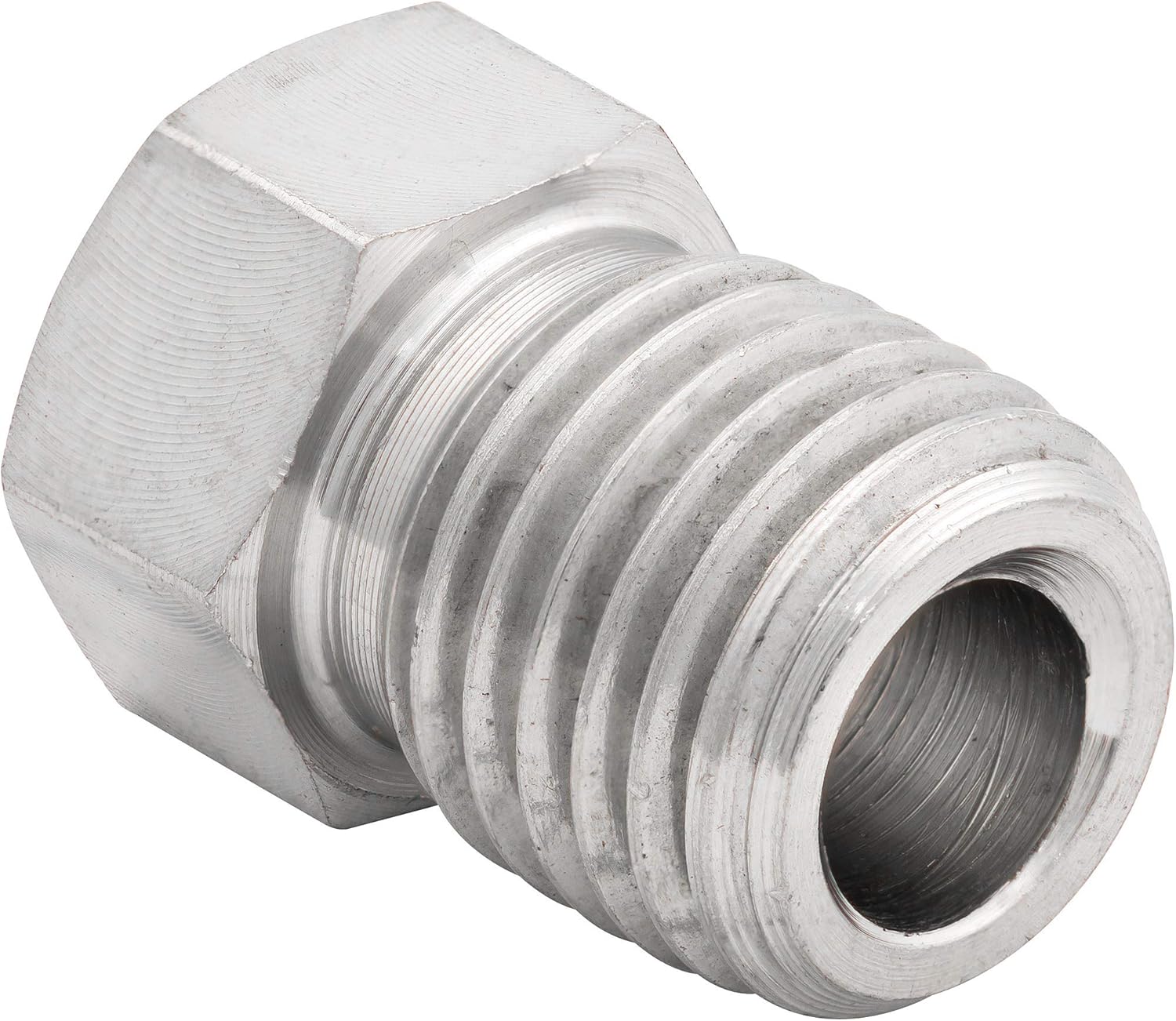 4LIFETIMELINES Stainless Steel Brake Line Tube Nuts 3/16 (3/8-24 Inverted) Bag of 10