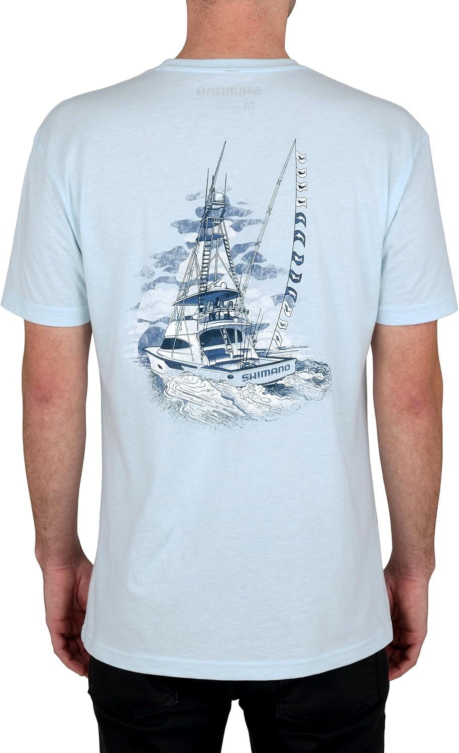 Shimano Short Sleeve SPORTFISH Graphic TEE Mens Shirts Fishing - Image 2