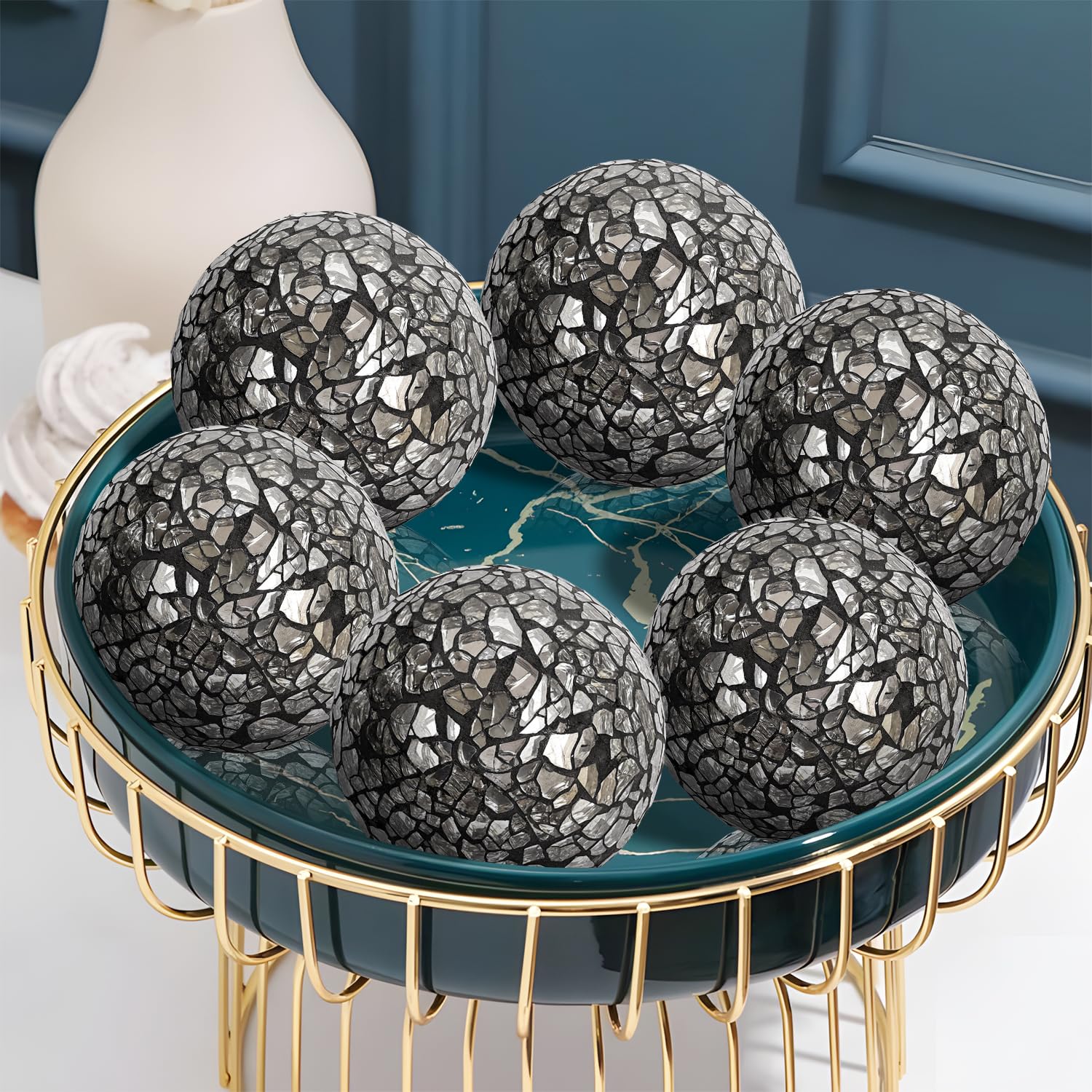 Amazon.com: Kesywale 6PCS Decorative Balls Set 2.4 Inches/ 6cm