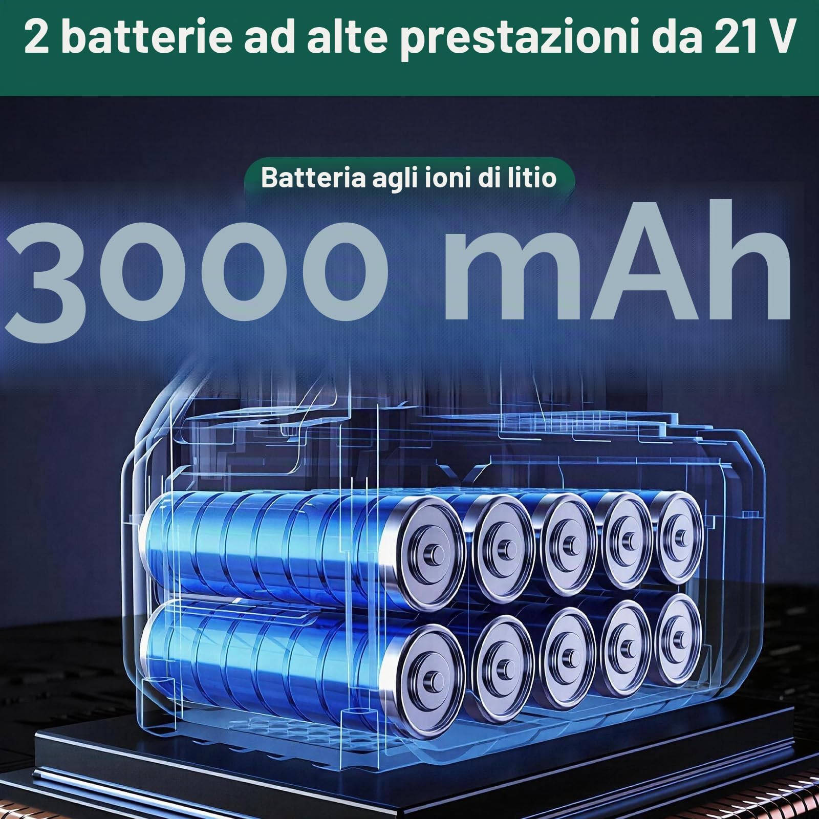 Forbici Potatura a Batteria 50mm con 21V 2x3000mAh Cavo di Prolunga SK7 | Professionali Cesoie Elettriche Leggere e Display LCD Taglio Progressivo per Ulivi Vigneto e Giardino