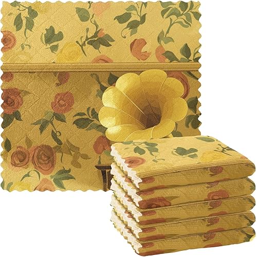 90s Retro Memories Gramophone - Accesorios de cocina para fregadero de cocina, reutilizables y lavables, paños de cocina de rizo reutilizables y