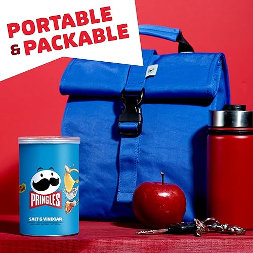 Vista 7 de Pringles Papas fritas de patata, aperitivos para el almuerzo, paquete variado (16 latas)