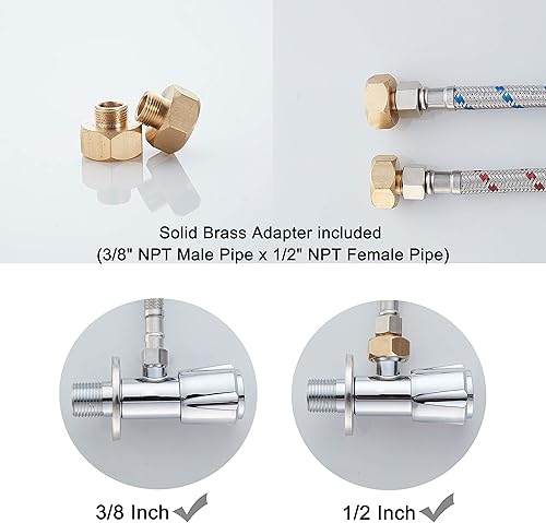 Miniatura 5 de Grifo de lavabo de baño en cascada de vidrio de latón macizo, una manija, un solo agujero, tapón de drenaje para fregadero con desbordamiento,