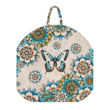 Boho Floral Butterfly Baby Lounger Pillow Cover for Newborn,Ultra Soft Snuggle Me Lounger Cover Fitted Baby Infant,Reversible Removable Slipcover for Infant Lounger Pillow for Boys & Girls