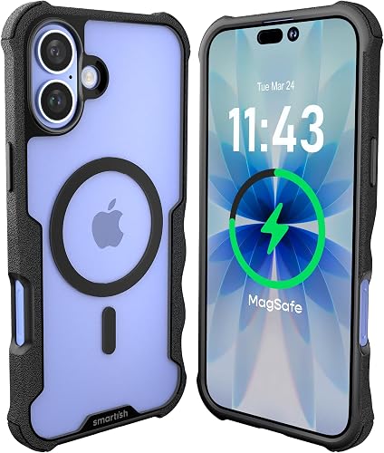 Smartish GZ24P-CLEARBLACK Phone Case