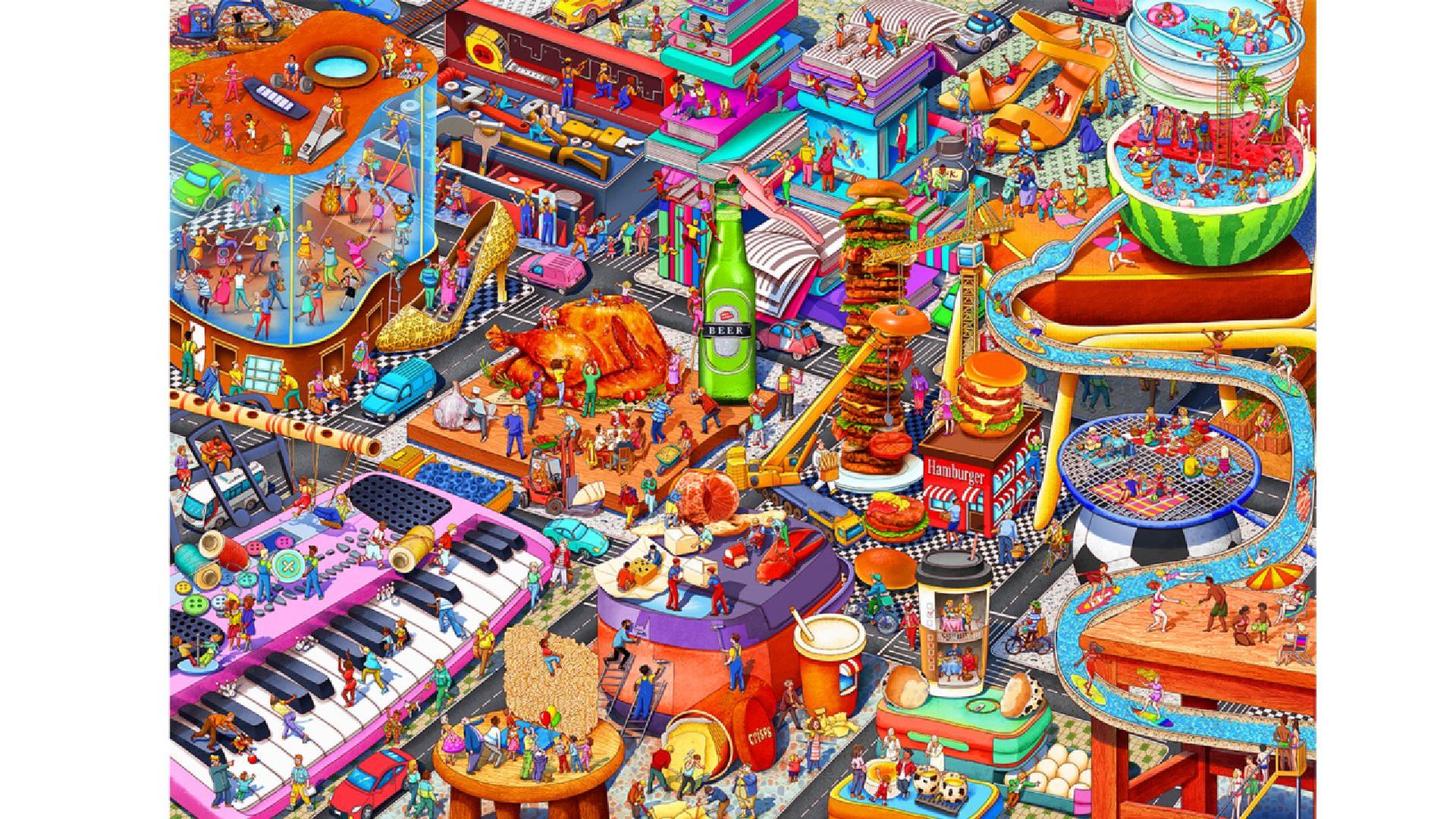 Amazon.com: HUADADA Jigsaw Puzzles for Adults 1000 Piece Jigsaw