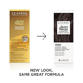 Clairol Professional Permanent Liquicolor, 5gn Light Gold Neutral Brown, 2 oz. - Packaging May Vary