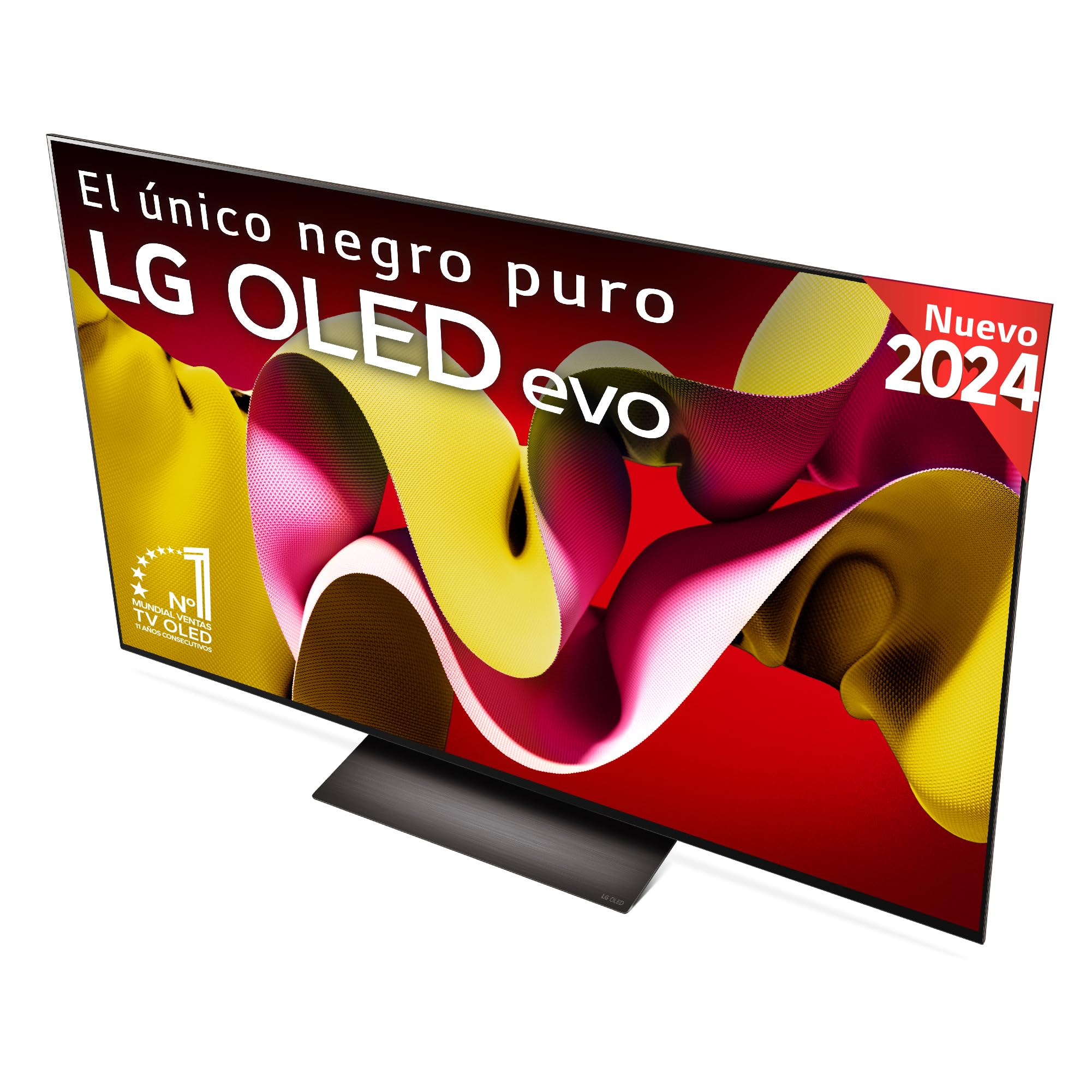 TV OLED Evo LG OLED77C4 195 cm 4K UHD Smart TV 2024 Noir et Brun
