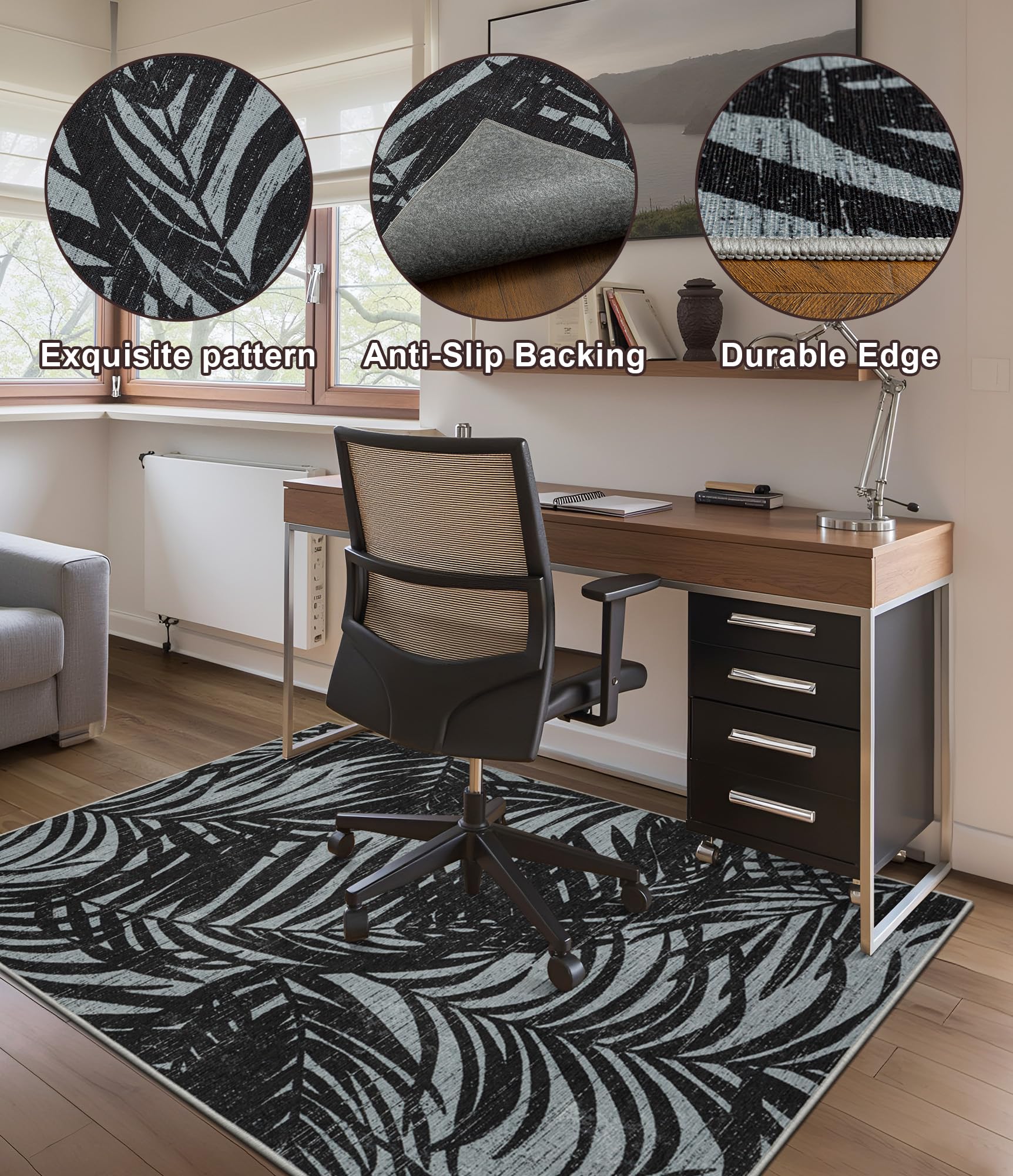 Computer Desk Mat Washing Machine Snapklik.com : Chakme Office Chair Mat For Hardwood Floor, 72