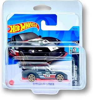 Hot Wheels '15 Mazda MX-5 Miata (HW Modified) 5/5 HW Modified 2023-114/250 (Short Card) - COMES IN A KLAS CAR KEEPER PROTECTIVE COLLECTORS CASE - HKH86