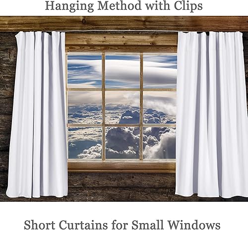 Miniatura 10 de DONREN - Cortinas blackout de 2 paneles con bolsillo para cortinero