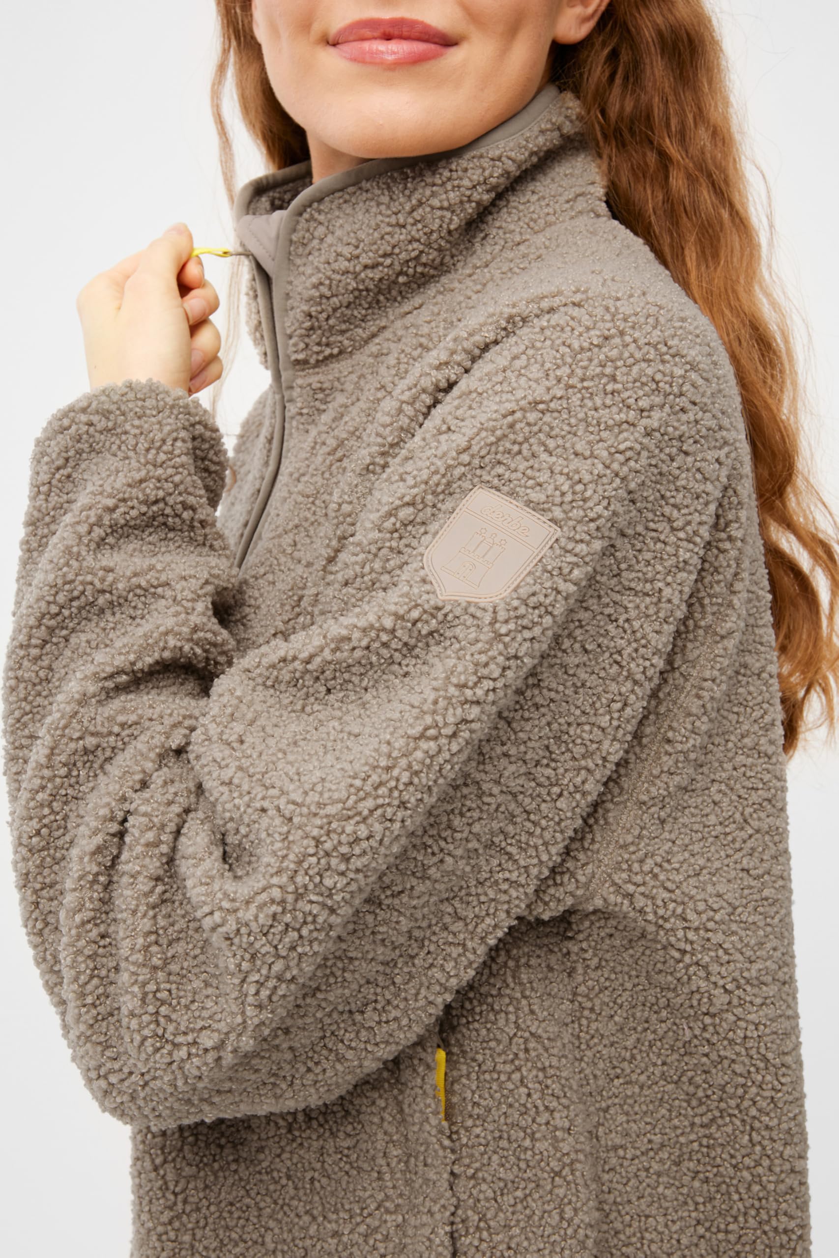 derbe Damen Fleecejacke Kuschelby Teddy | Fleece | Weich | Übergangsjacke