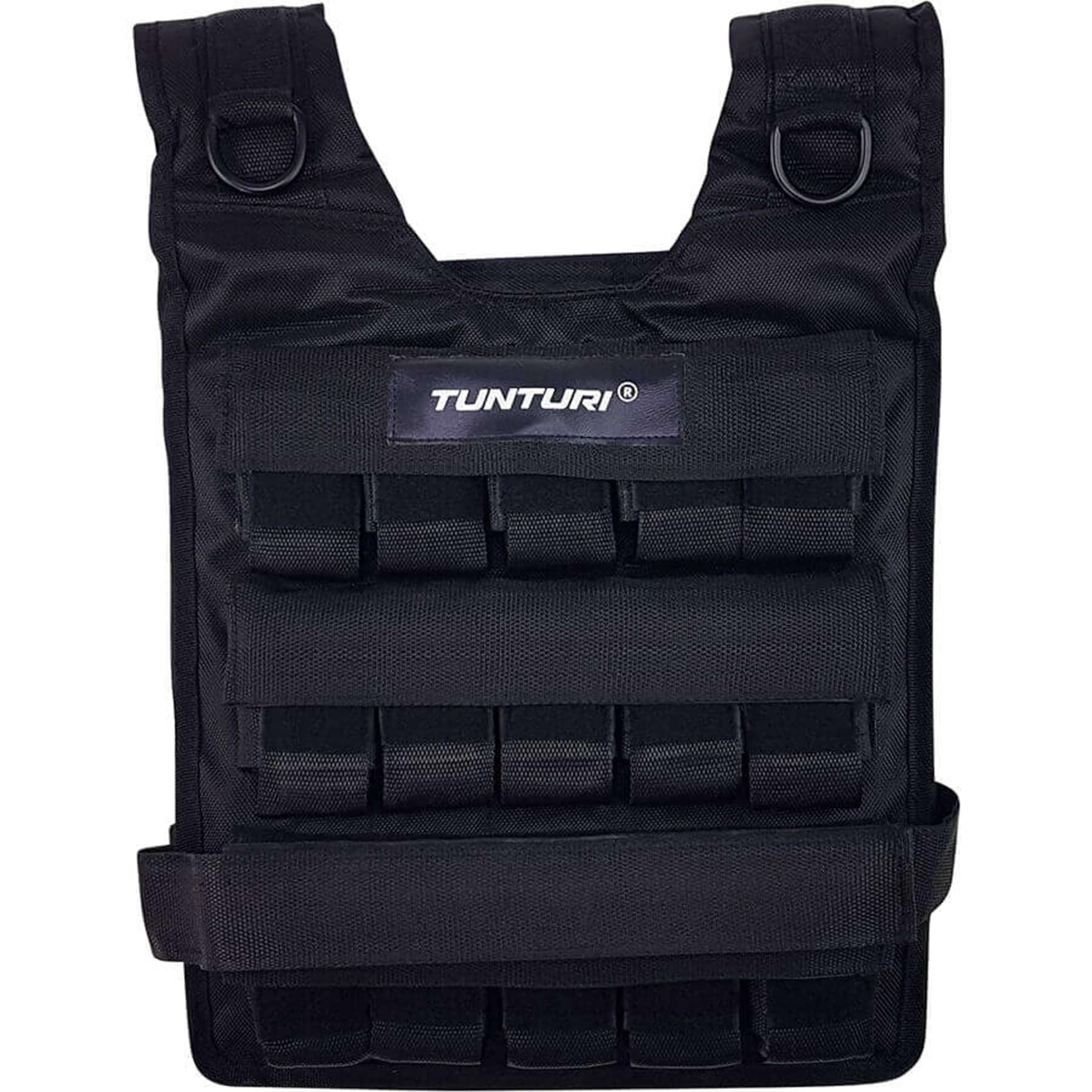 Tunturi Weighted Vest with 1 Kilo Weights Total Kilo 30 kg Adjustable Training Vest