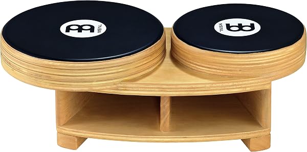 Meinl Bongo - Tambor de caja profesional con puertos de sonido de proyección frontal - no fabricado en China - madera dura con superficie de juego de ébano negro, garantía de 2 años (PBCA1NT/EBK-M) 🥇✔️ ® A Pedido 🏆™