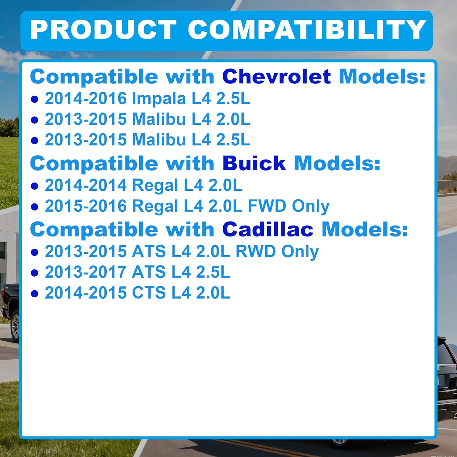 Engine Oil Pan & Drain Plug Compatible with Chevrolet Malibu 2013-2015 Impala 2014-2016 Buick Regal 2014-2016 Cadillac ATS 2013-2017 CTS 2014-2015 Replace GMP92A, 12654316