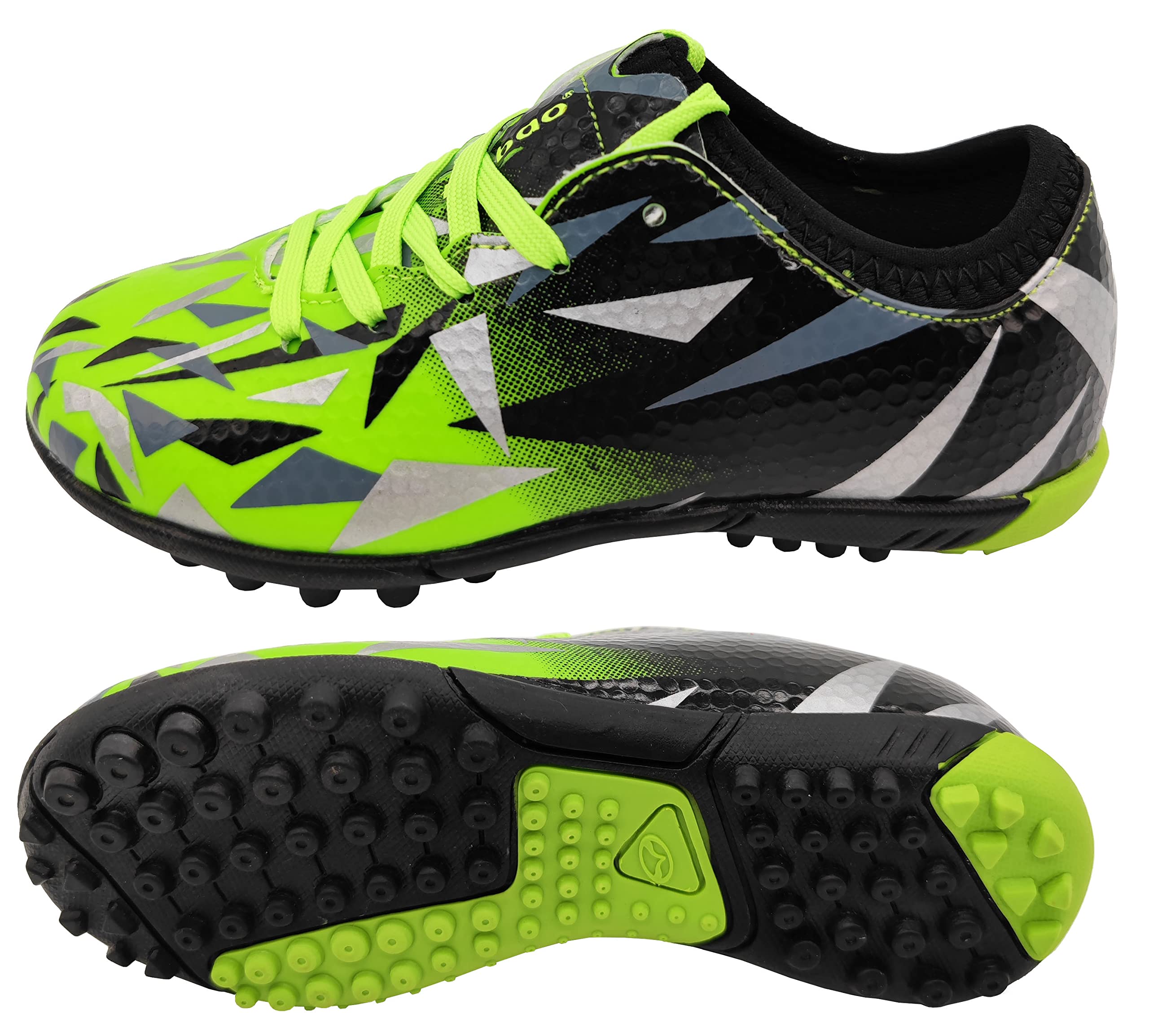 tiebaoGanar Turf Football Shoes Cleat Soccer Kids Indoor Soccer Shoes TBG-S76516/Green-32