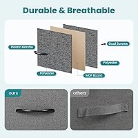 Vista 67 de OLIXIS Cómoda de 5 cajones para dormitorio, torre de almacenamiento de tela para sala de estar, entrada, marco de acero resistente, parte superior