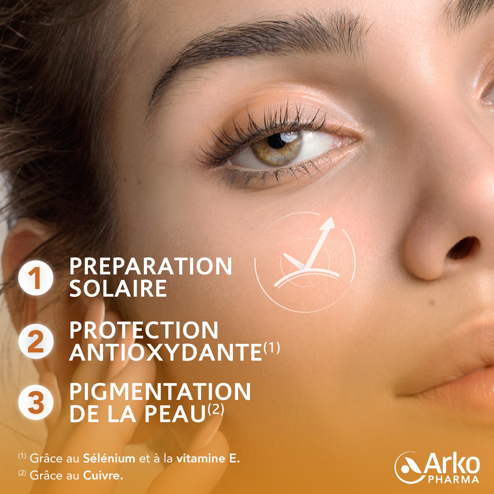 Arkopharma - Phytobronz Solaire | Préparation solaire - Protection antioxydante - Pigmentation de la peau - Peau rayonnante -Formule concentrée| 60 jours - 60 capsules dont 10 jours offerts