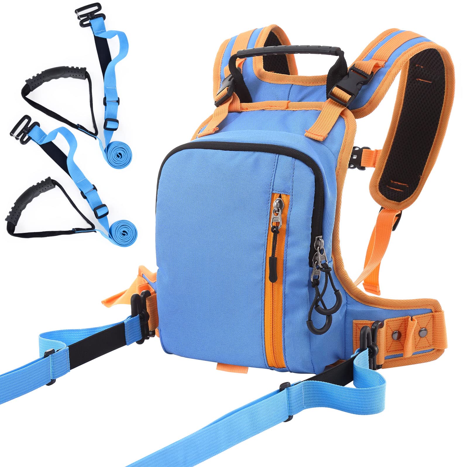 STLOVe Ski und Snowboardgurt Trainer Rucksack für Kinder Ski Trainingsgurts Rucksack für Anfänger zu kontrollieren Sie die Geschwindigkeit und sicher Ski