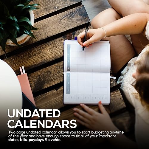 Miniatura 3 de Agenda de presupuesto y organizador de facturas mensuales 2023, rastreador de gastos y libro de cuentas personales, diario de finanzas, cuaderno de