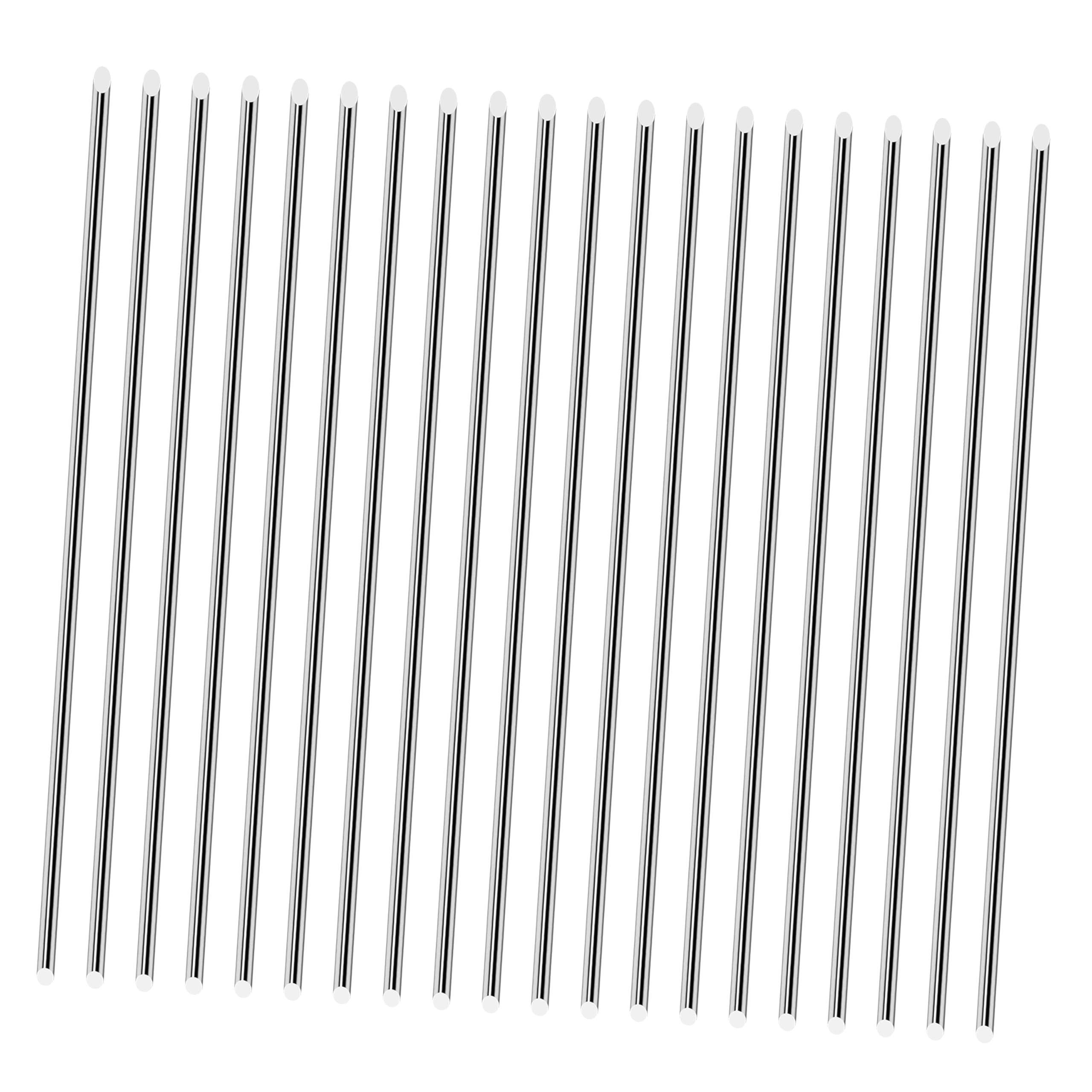 20Pcs 4mm x 406mm Stainless Steel Rod,16 Inch(406mm) Length 5/32 Inch(0.1562"-3.967mm) Diameter 304 Stainless Steel Round Rod for DIY Craft,CNC.