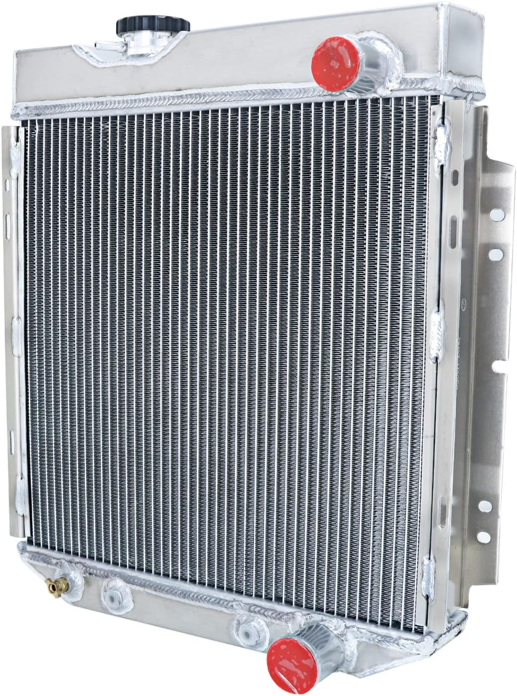 CU259 1966 Mustang Radiator Compatible with 1960-1965 Ford Falcon/Ranchero Radiator, 1965-1966 Mustang Radiator丨63-66 Mercury Comet Radiators, V8 260 289 AT/MT 3 Row Full Aluminum Radiator