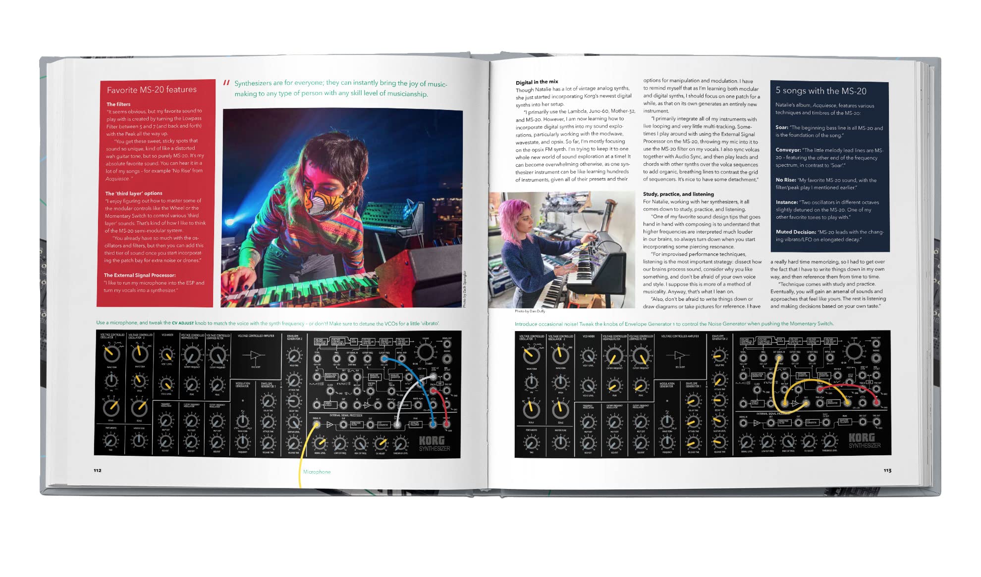 Bjooks Patch & Tweak with Korg Hardcover Bildband über patchbare Synthesizer mit Tipps, Techniken, Beispiel Patches, Interviews und Einblicken in semi modulare Synthese