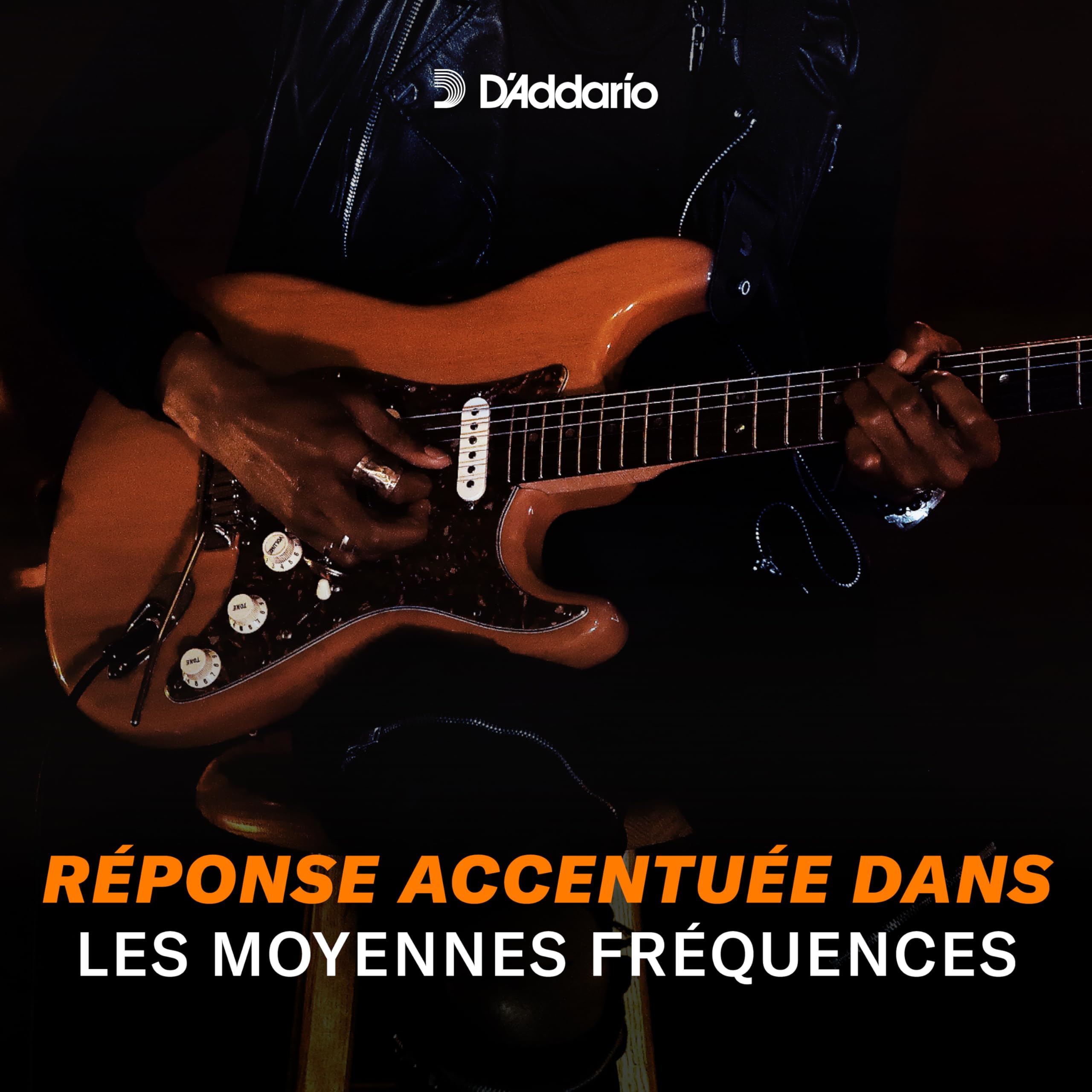 Cordes D'Addario pour Guitare Electrique, NYXL Nickel Plated, NYXL1046, Regular Light Gauge 10-46, Jeu de 6 cordes, Pack de 1