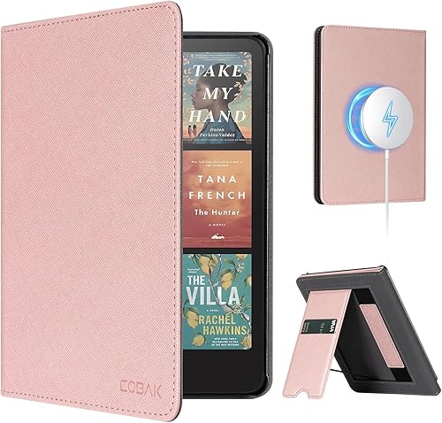Miniatura 39 de CoBak Funda con soporte para Kindle Paperwhite 12.ª generación 2024 (7") y Kindle Colorsoft Signature Edition - Funda de piel sintética duradera con