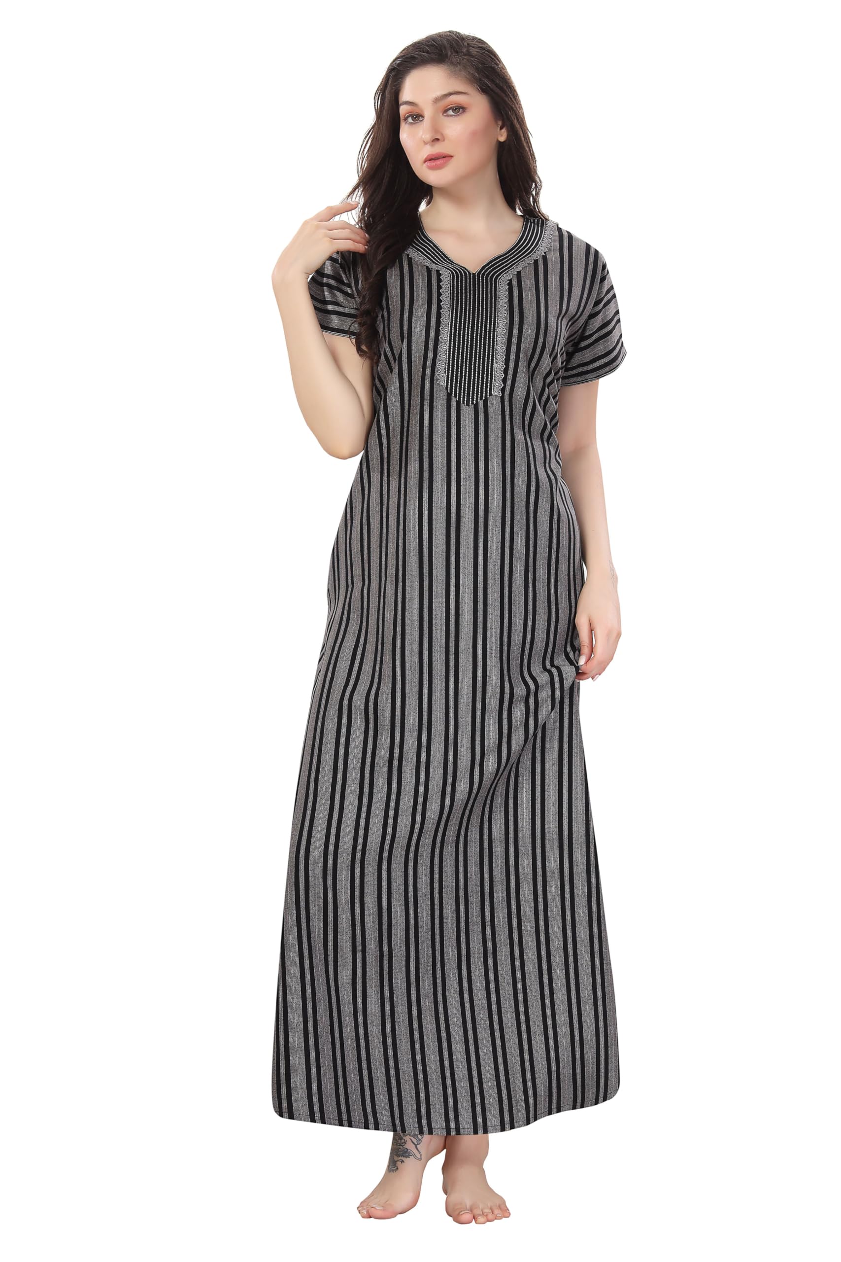 soulemo Women's Blended Alpine Nighty (Slim Fit) 1644-picture-31