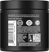 Vista 8 de 40,000 mg 40x Potencia de raíz de maca negra orgánica con Ashwagandha - #1 Cápsulas de raíz de maca negra de la más alta potencia para hombres