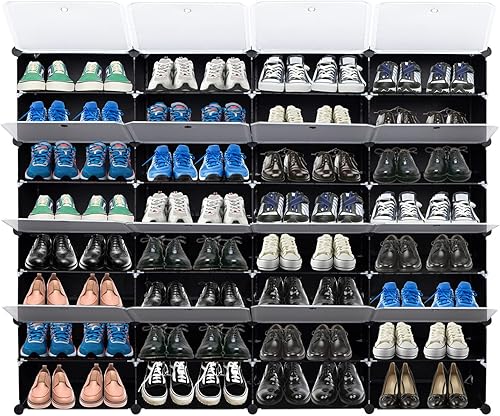 Miniatura 6 de Organizador de zapatos, caja de zapatos resistente, contenedores de zapatos que ahorran espacio, funda de zapatos a prueba de polvo, cajas de