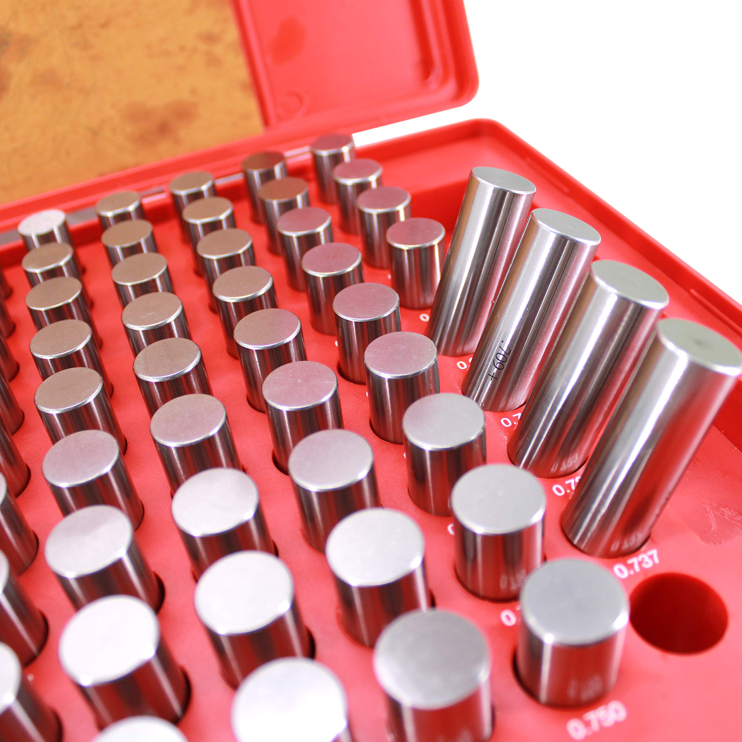 HFS(R) Steel Pin Gage Set Minus (125Pcs (0.501-0.625") M3) Precision - View #6