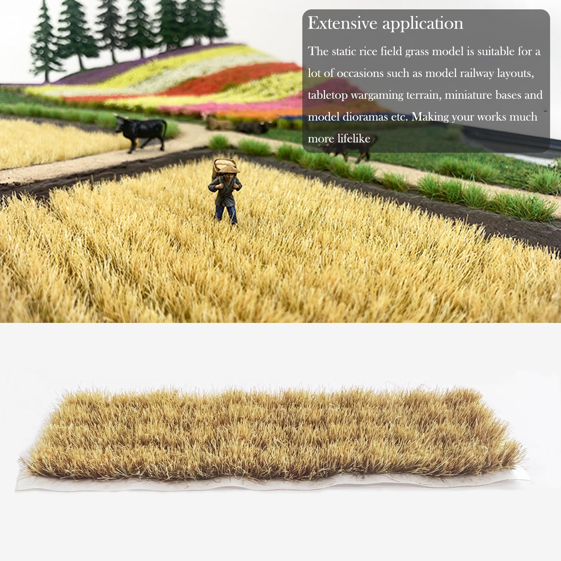 120 Stuks Statisch Gras voor DIY Gaming & Trein Landschap