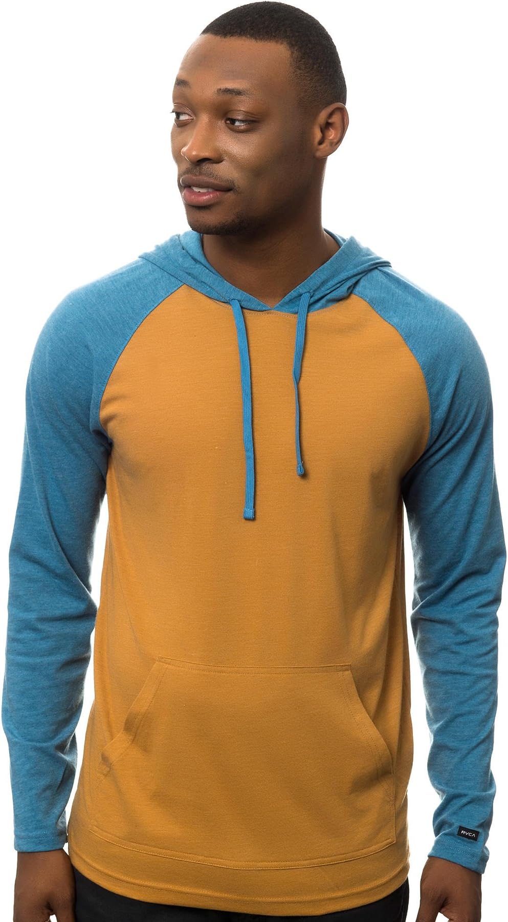 RVCA Men's Castro Ls Hood Ragla