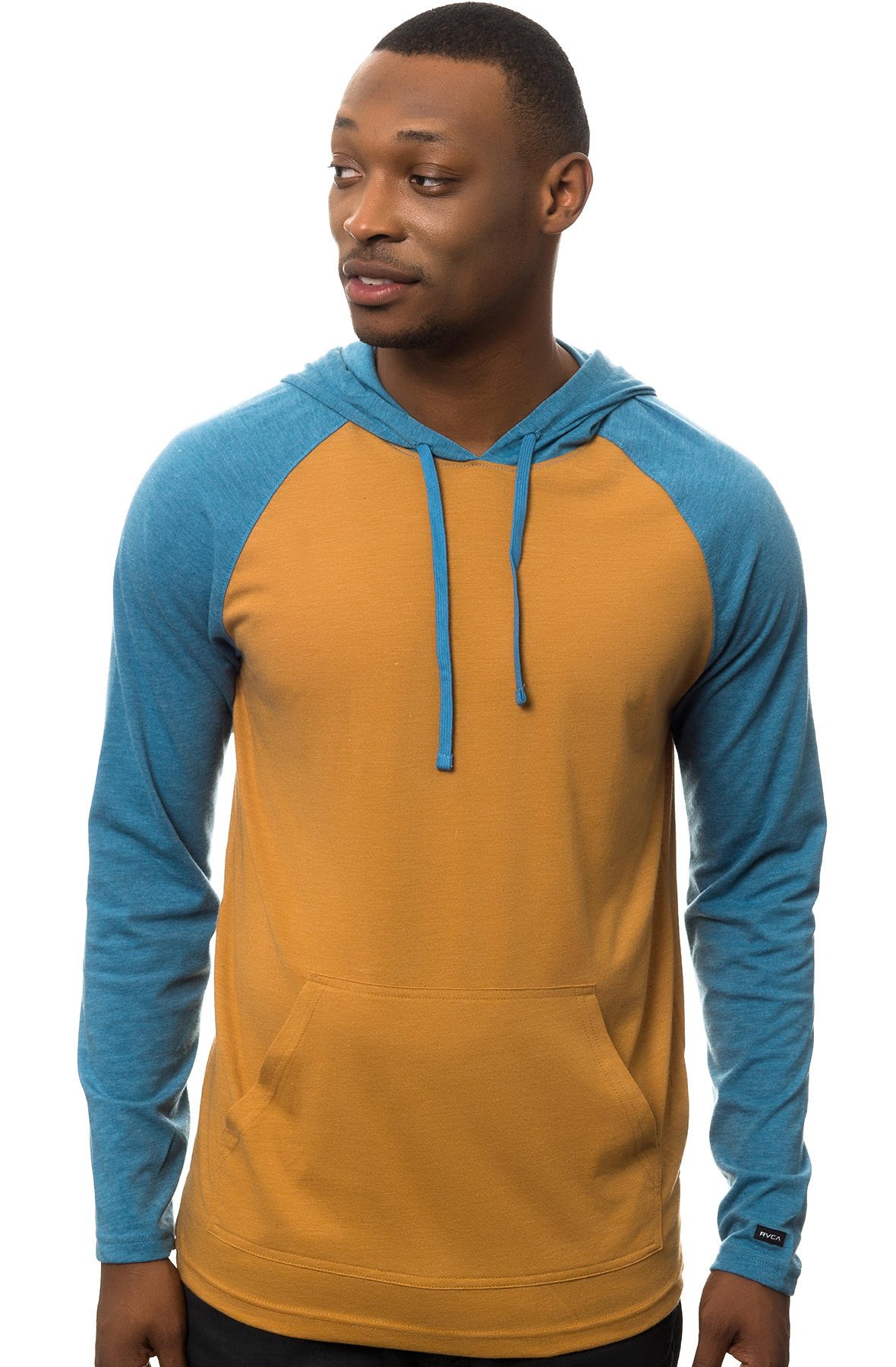 RVCA Men's Castro Ls Hood Ragla