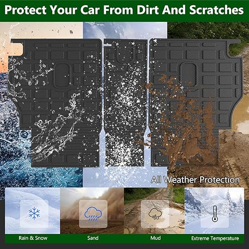 Miniatura 6 de Alfombrilla de respaldo compatible con Mazda CX-5 2017-2025 Cargo Liners TPE Protector de asiento trasero de repuesto para accesorios Mazda CX-5