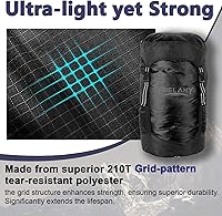 Vista 10 de Frelaxy - Bolsa de compresión con 40% más de almacenamiento Saco de dormir de compresión con capacidad de 11 L, 18 L, 30 L y 45 L, resistente al