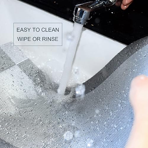 Miniatura 5 de Manteles individuales, manteles individuales para cocina, comedor, resistentes al calor, antideslizantes, lavables, de PVC, fáciles de limpiar,