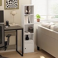 Vista 316 de Furinno - Estantería de cubos de 5 niveles serie Luder para libros y almacenamiento, color negro