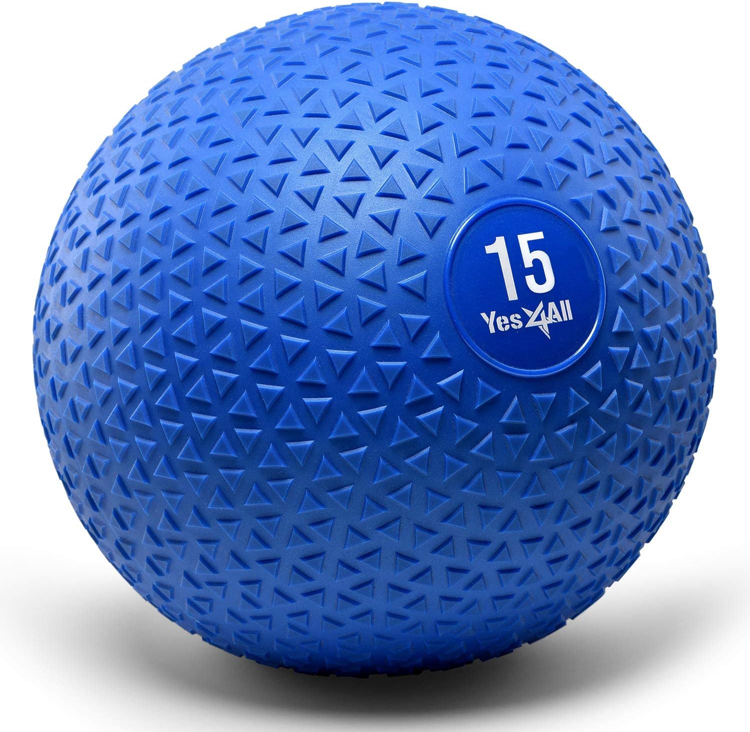 Yes4All Slam Balls Triangle 4KG-5KG/10LB, 6KG-7KG/15LB, 8KG-9KG/20LB, 10KG-11KG/25LB, 14KG/30LB, 18KG/40LB, for Strength Power and Crossfit Workout โ Slam Medicine Ball