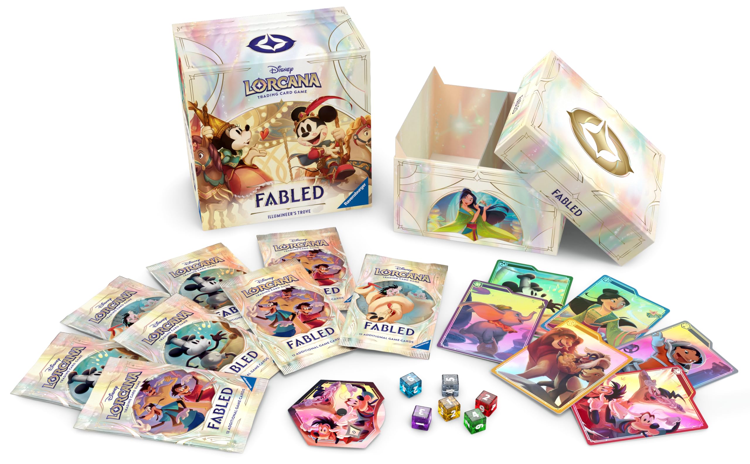 Disney Lorcana TCG: Fabled Trove - 8 Packs [Set 9] : Amazon.ca