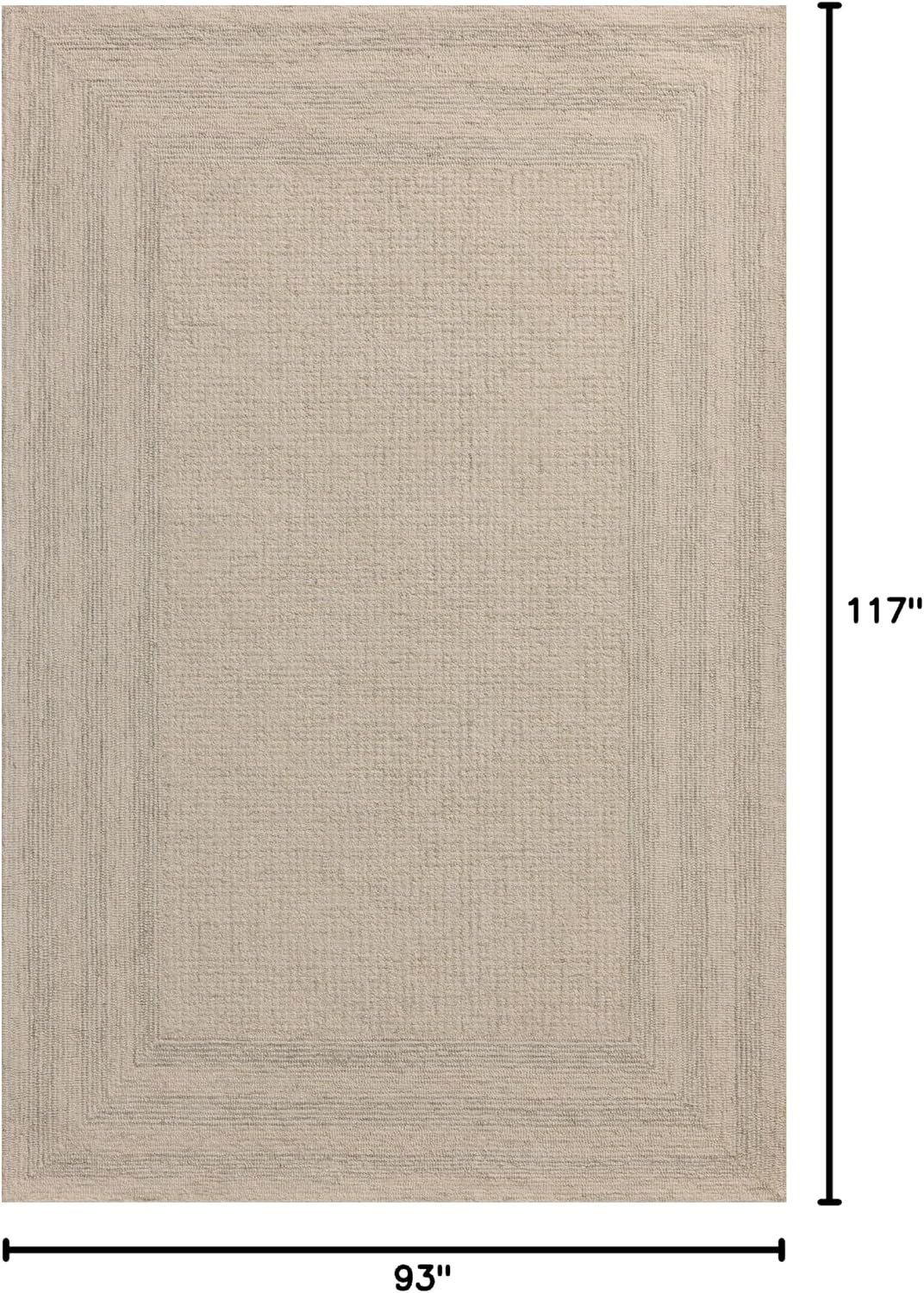 Loloi Amber Lewis Windsor Collection WIN-01 Ivory/Spa 7'-9" x 9'-9" Area Rug