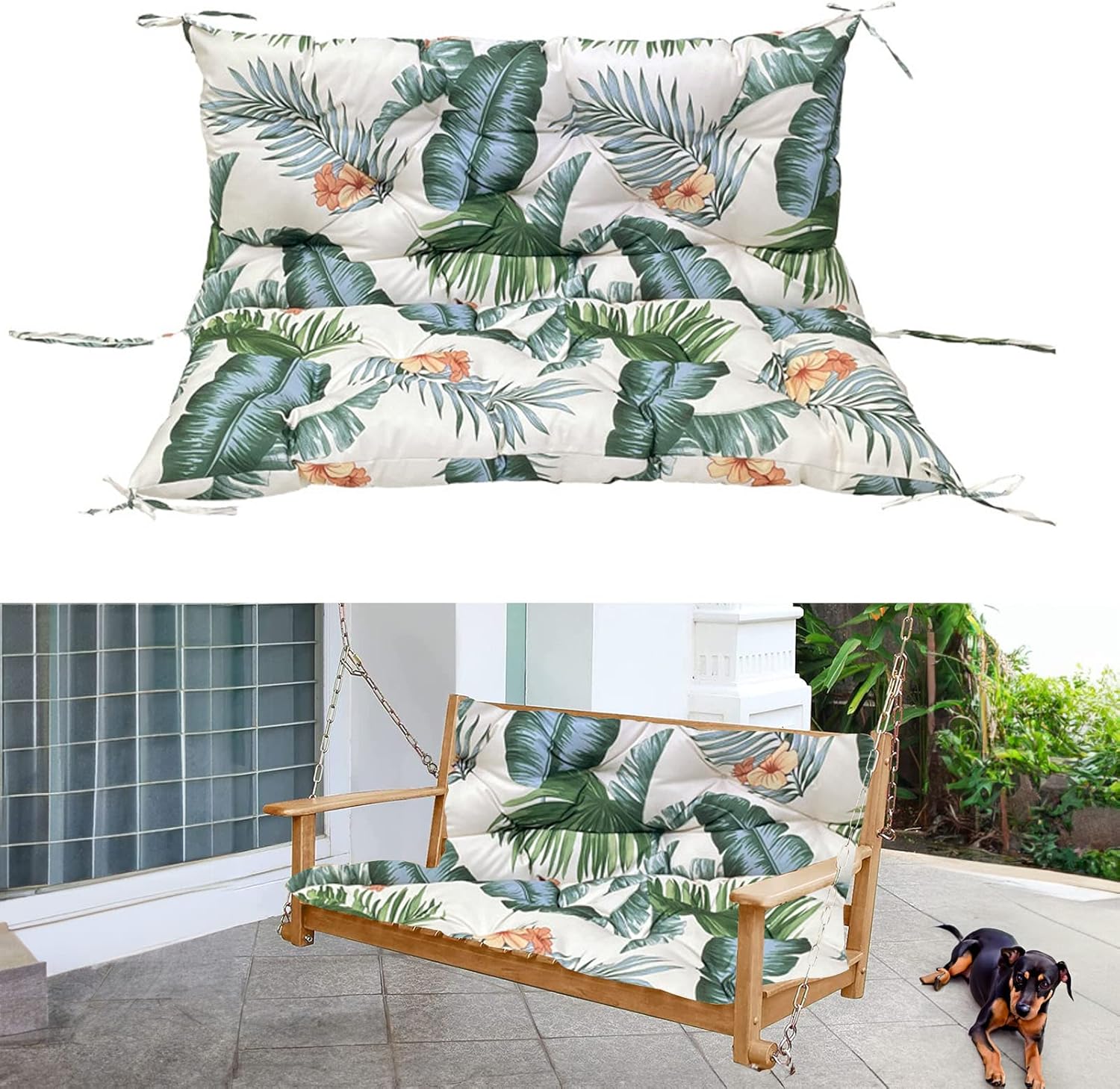 Porch Swing Cushions,Suitable For 23 Seats Outdoor Swing
