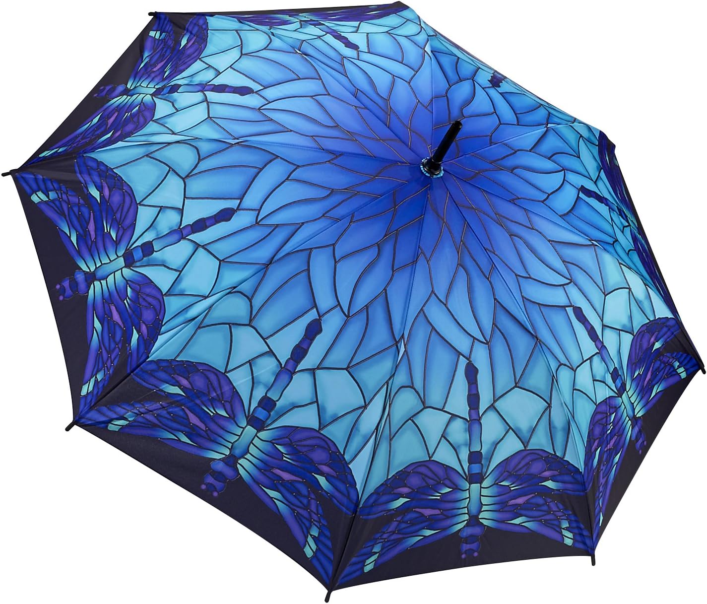 Galleria Tiffany Lamp Dragonfly Blue Umbrella - Stick