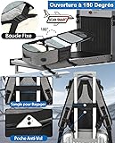 KLOSTAIN for Easyjet Cabin Bag 45x36x20 Travel Backpack Hand Luggage Carry-ons Bag Laptop Backpack Ruscksack for Airplanes Flight New Easyjet Underseat Cabin Bags Fit 14" Laptop Black - 3