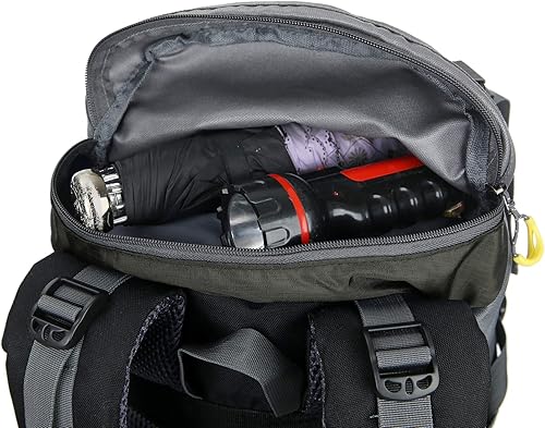 Miniatura 6 de WoneNice Mochila de senderismo impermeable de 50L (45+5) - Mochila deportiva al aire libre con cubierta de lluvia