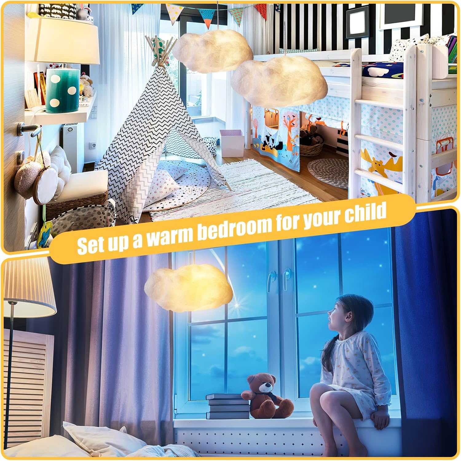 cloud pendant light cotton ceiling lamp installation