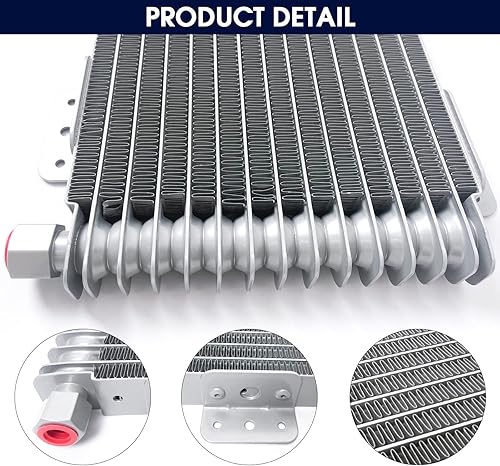 Miniatura 3 de Kit de enfriador de aceite de transmisión 40K baja presión caída Trans Cooler LPD47391 compatible con servicio pesado 40,000 GVW máx, incluyendo